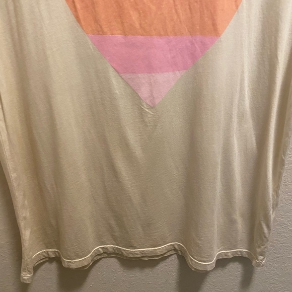 Sundry Striped Heart T-shirt Size 2 - Picture 6 of 7